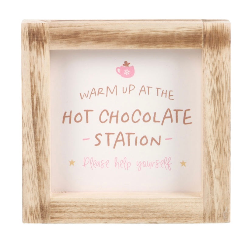 Hot Chocolate Station Sign