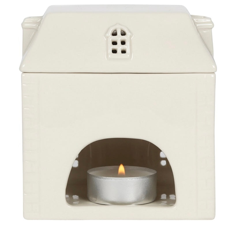 White Christmas Ceramic Oil Burner