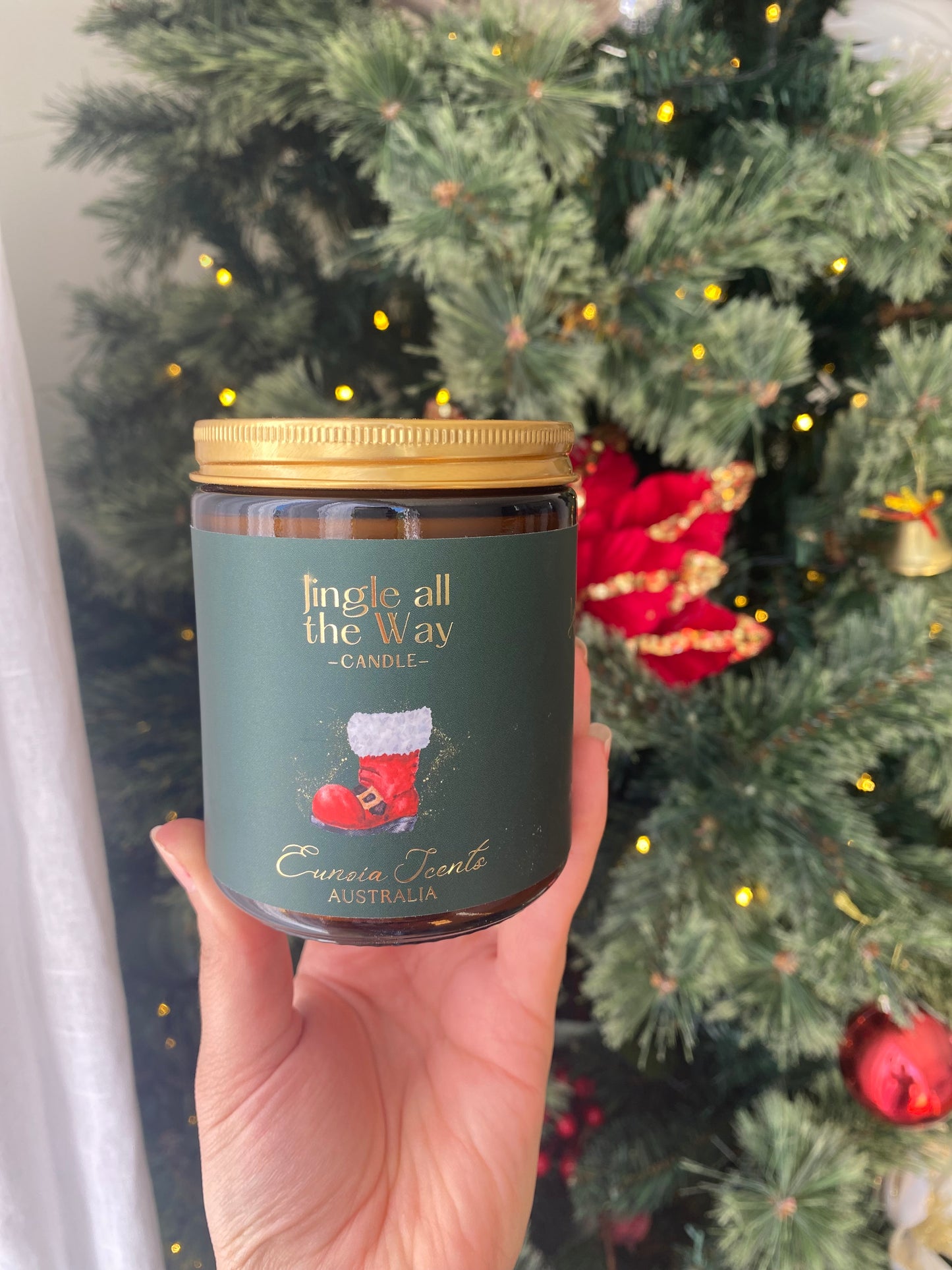 Jingle all the way candle