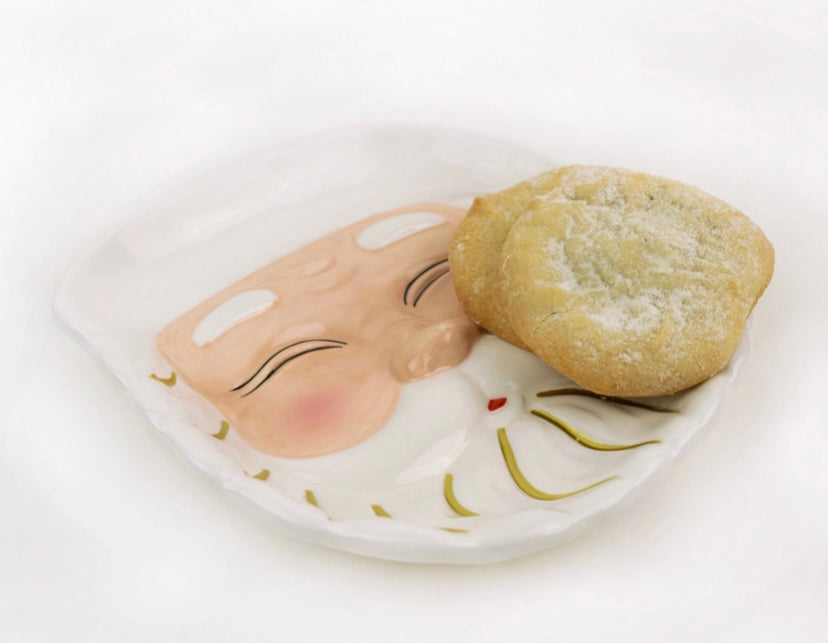 Santa Dessert Plate