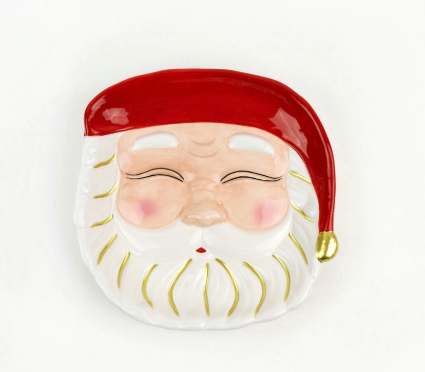 Santa Dessert Plate
