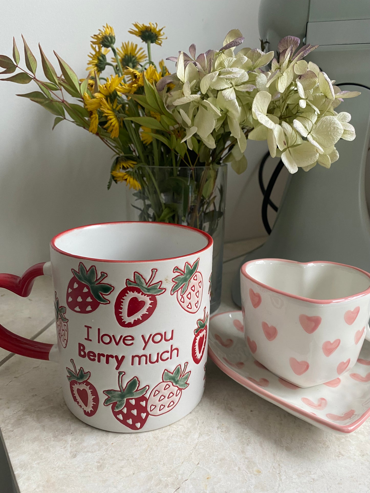 I love you berry much mug