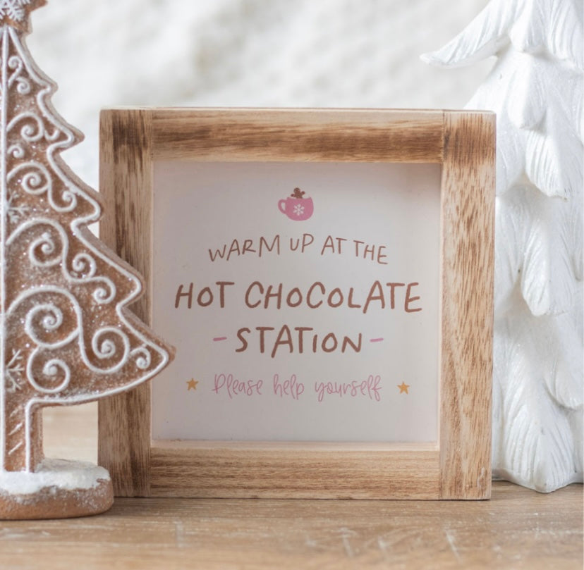 Hot Chocolate Station Sign