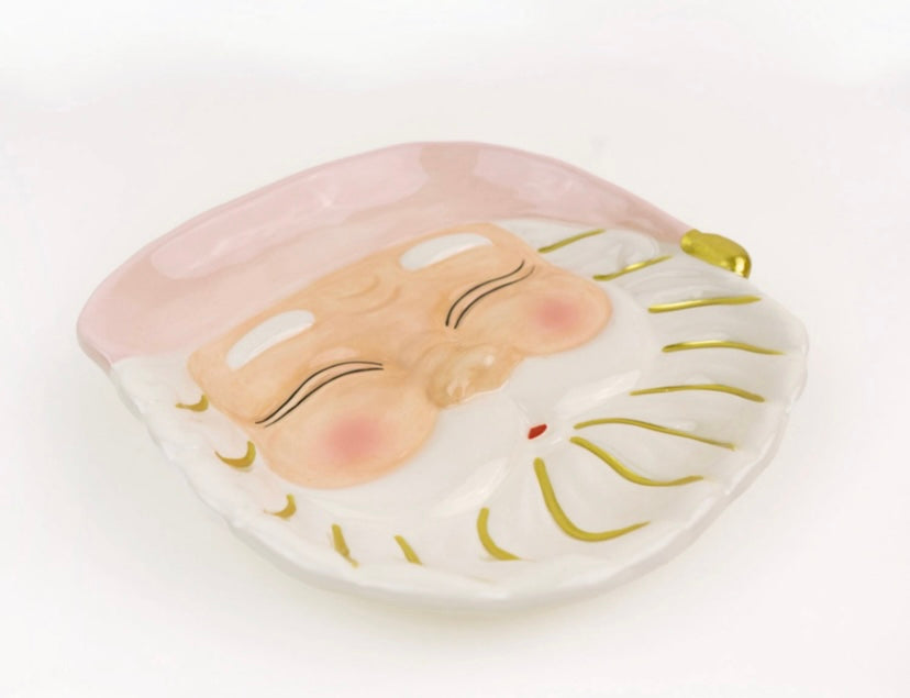 Santa Dessert Plate