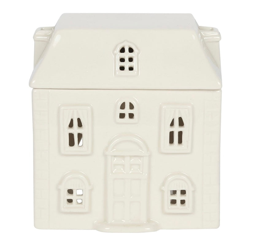 White Christmas Ceramic Oil Burner