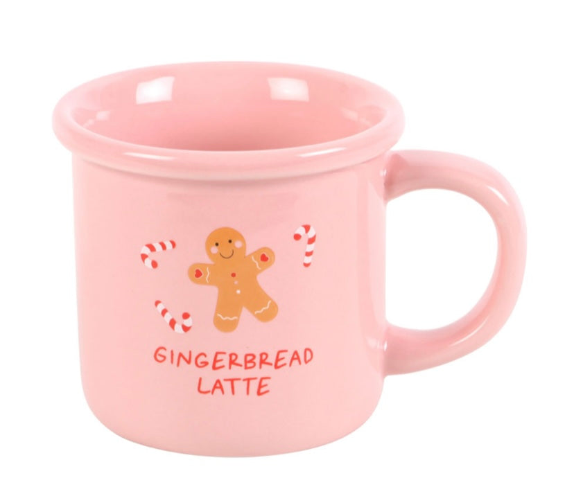Pink Gingerbread Mug
