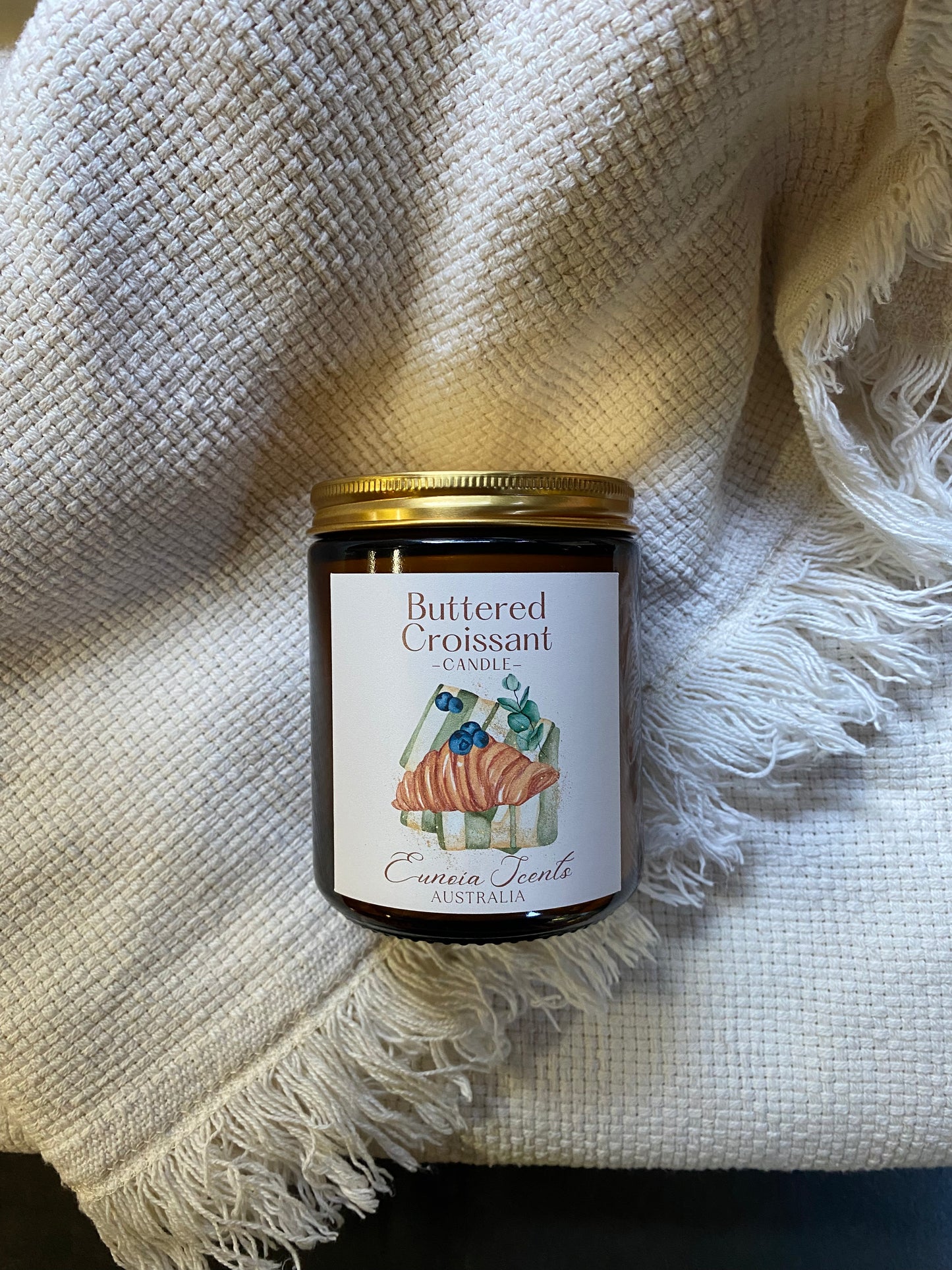Buttered Croissant Candle
