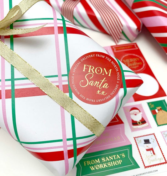 Christmas Stickers x3 sheets