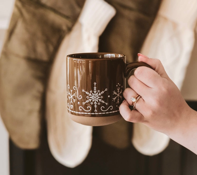 Gingerbread Frost Ceramic Mug