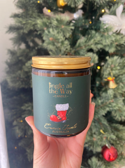 Jingle all the way candle