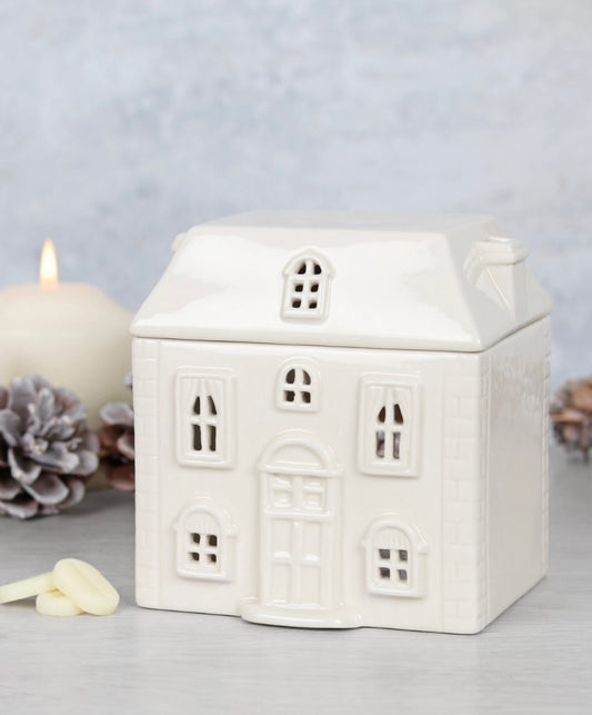 White Christmas Ceramic Oil Burner