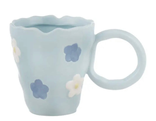 Peters Blue Flower Mug