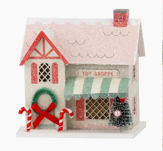 Christmas Village Light Up Toy Shop
