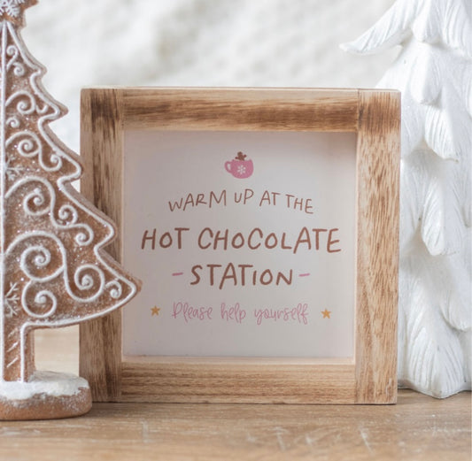 Hot Chocolate Station Sign