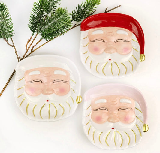 Santa Dessert Plate