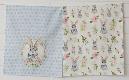 Bunny in Blooms Tea Towel Set