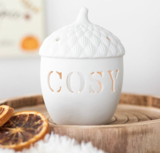 Cosy pumpkin Autumn Acorn Tealight Candle Holder